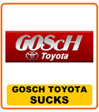 Gosch Toyota Sucks