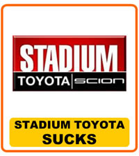 Stadium Toyota Sucks