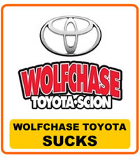 Wolfchase Toyota Sucks